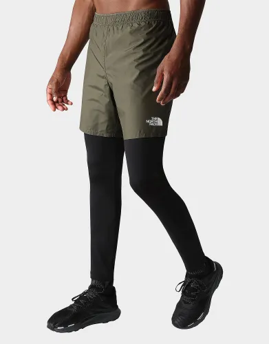 The North Face Limitless Run Shorts - Green - Mens