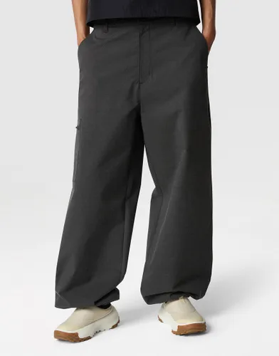 The North Face M66 tek twill wide leg trousers in black