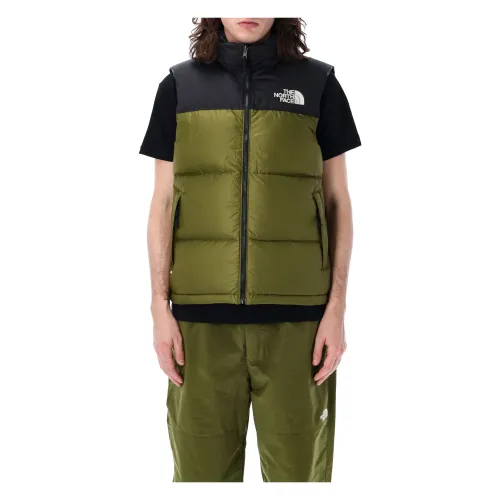 The North Face , Mens Clothing Outerwear Olive Ss24 ,Multicolor male, Sizes: