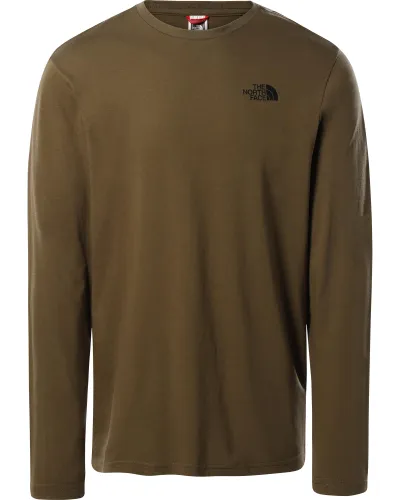 The North Face Men's Easy Long Sleeve T Shirt - Military Olive