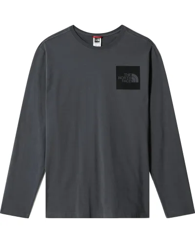 The North Face Men's Fine Long Sleeve T Shirt - Vanadis Grey