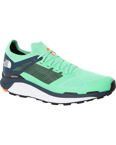 The North Face Men's Flight Vectiv Trail Running Shoes - Chlorophyll Green/Monterey Blue