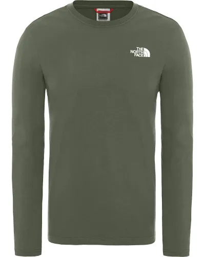 The North Face Men's Red Box Long Sleeve T Shirt - Thyme