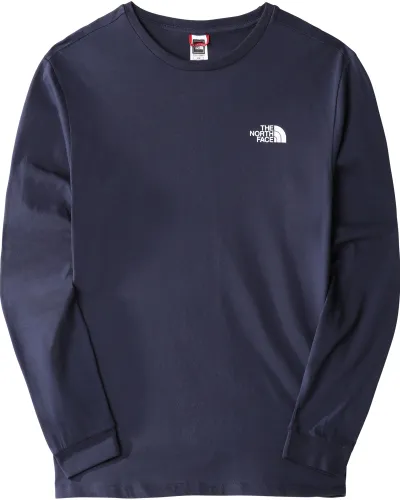 The North Face Men's Simple Dome Long Sleeve T Shirt - Summit Navy