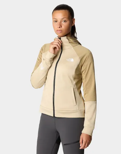 The North Face Mountain Athletic Zip Up Top - Beige - Womens