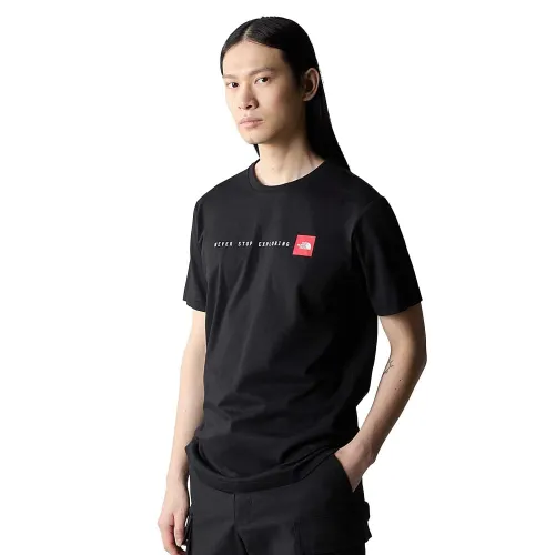 The North Face Never Stop Exploring S/S Tee: Black: XL