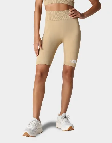 The North Face New Seamless Shorts - Beige - Womens