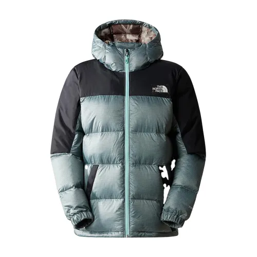 The North Face , Powder Teal/Nero Women`s Synthetic Coat ,Black female, Sizes: