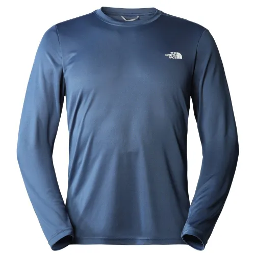 The North Face Reaxion Amp Long-Sleeve T-Shirt: Shady Blue: S