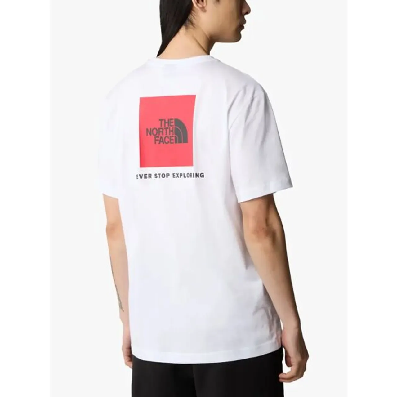 The North Face Redbox Logo Short Sleeve T-Shirt, White - White - Male
