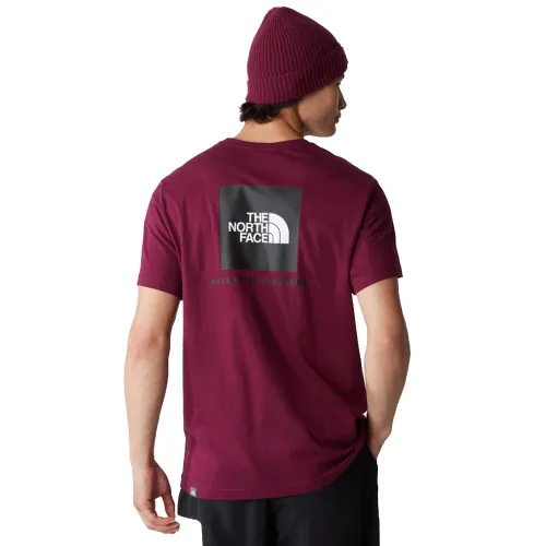 The North Face S/S Red Box Tee: Boysenberry: L