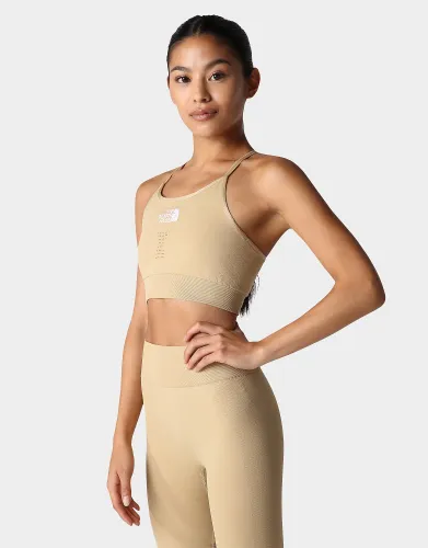 The North Face Seamless Sports Bra - Beige - Womens