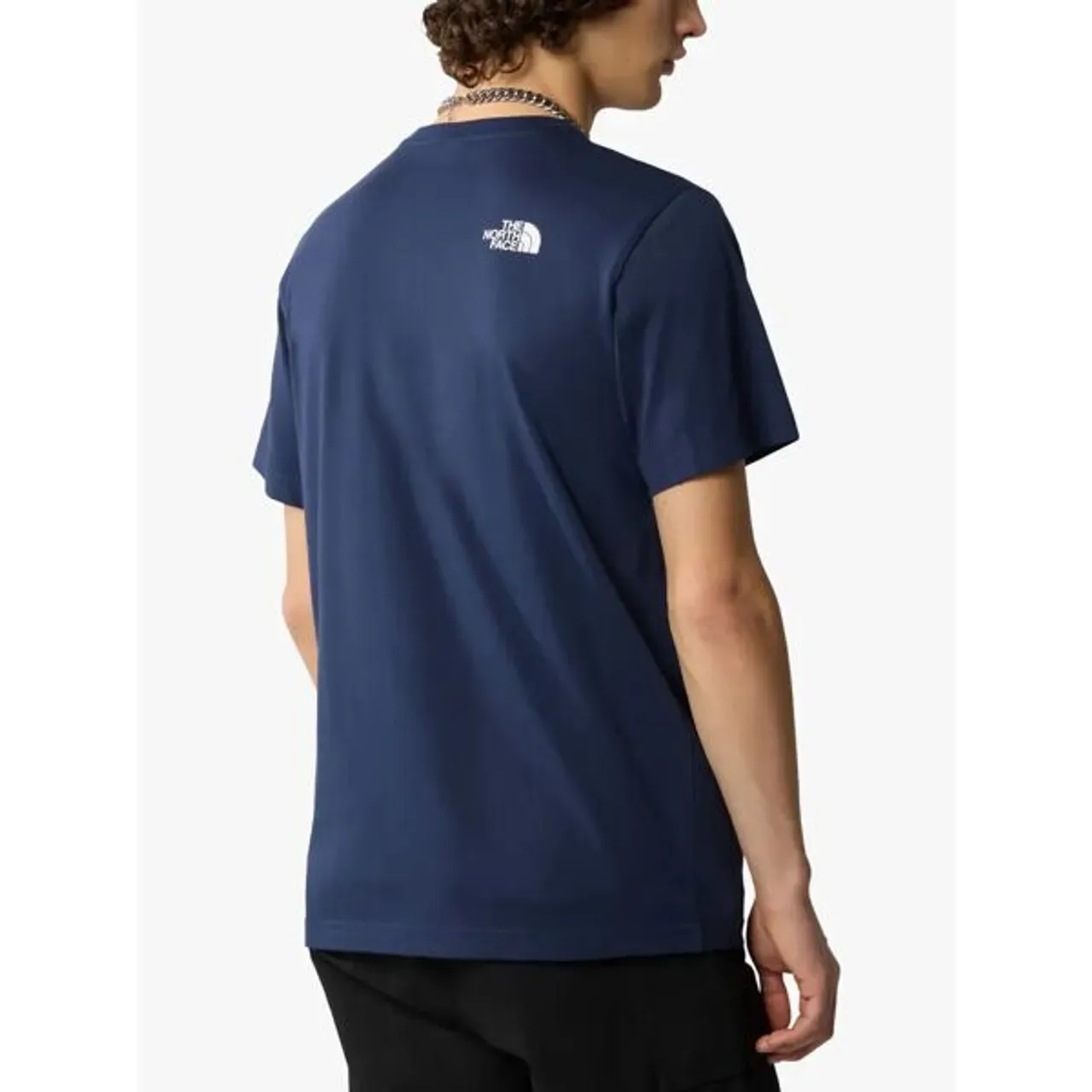 The North Face Short Sleeve Dome T-Shirt, Navy - Navy - Male