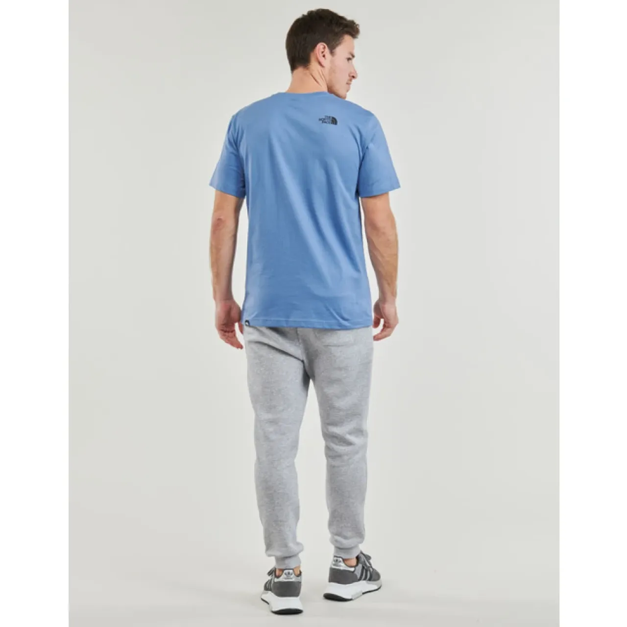 The North Face , Simple Dome Azzurra T-Shirt ,Blue male, Sizes: