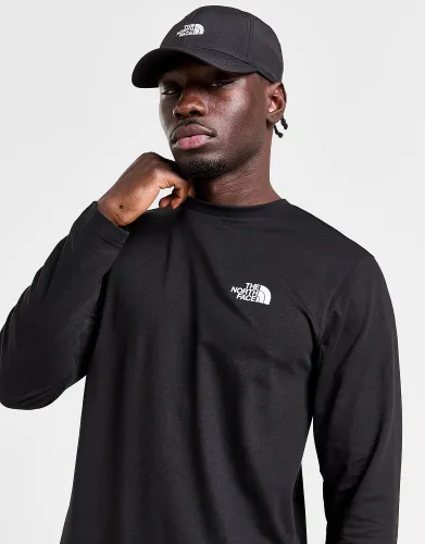 The North Face Simple Dome Long Sleeve T-Shirt - Black - Mens