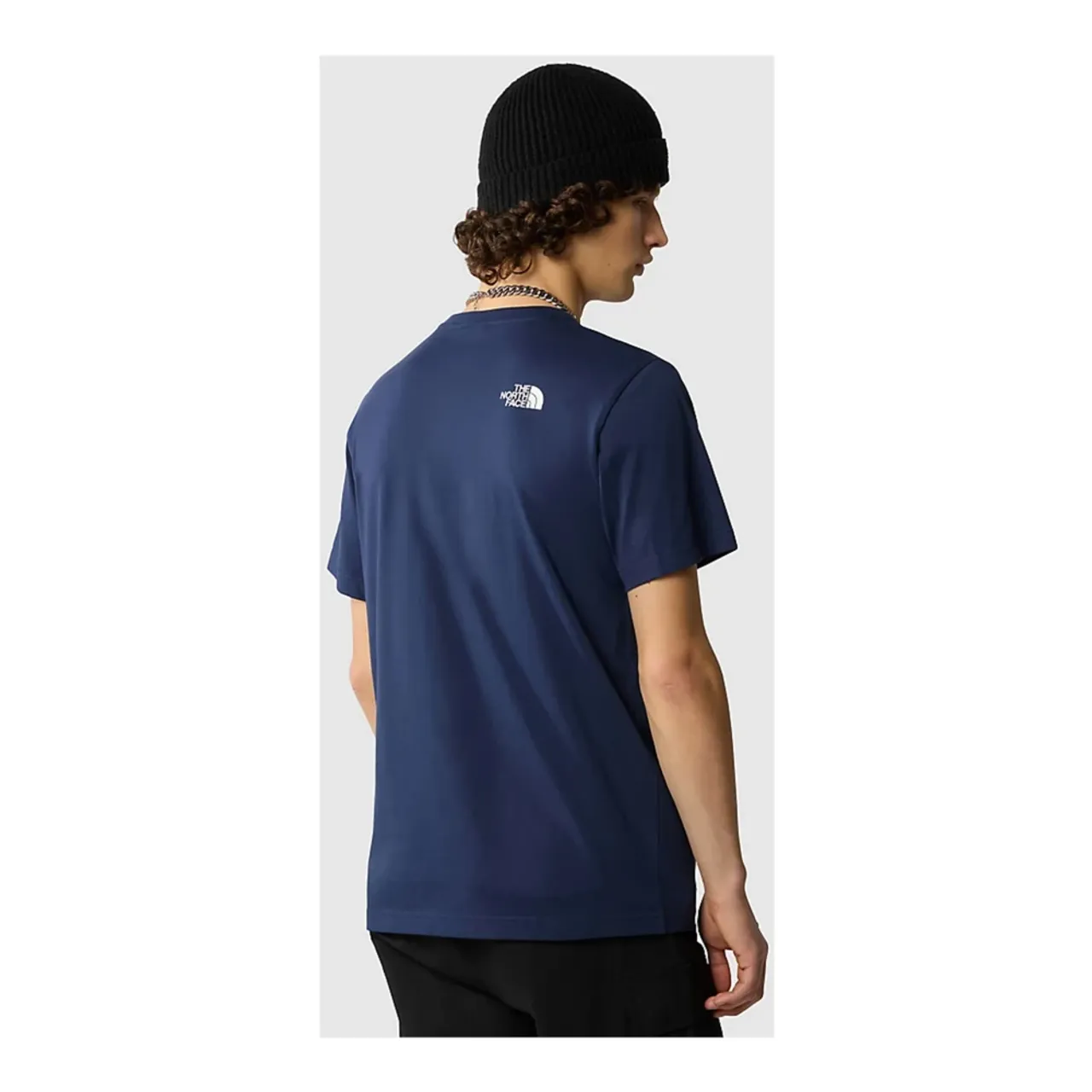 The North Face , Simple Dome Navy T-Shirt ,Blue male, Sizes: