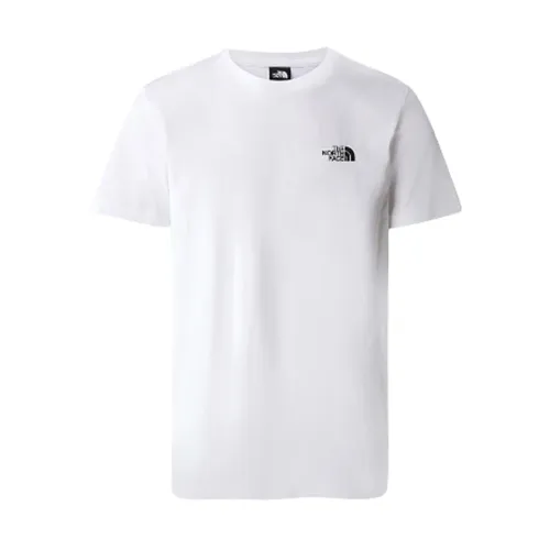 The North Face , Simple Dome White T-Shirt ,White male, Sizes: