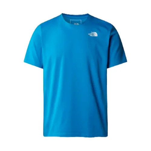 The North Face , Skyline Blue Tracks T-Shirt ,Blue male, Sizes: