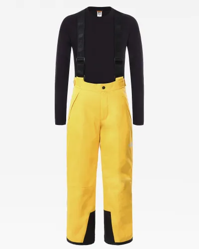 The North Face Snowquest Suspender Kids' Pants - Citronelle Green