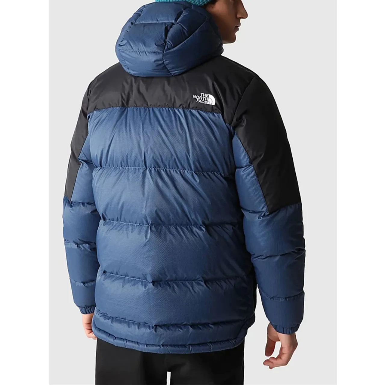 The North Face , Stylish and Warm Men`s Down Jacket in Shady Blue/Black ,Blue male, Sizes: