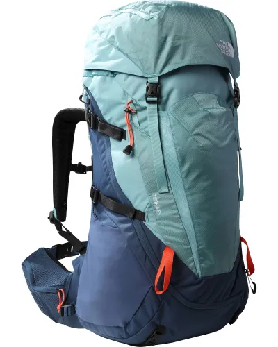 The North Face Terra 55 Women's Backpack - Reef Waters/Shady Blue/Retro Orange XS/S