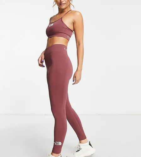 The North Face Training seamless high waist leggings in pink Exclusive at ASOS