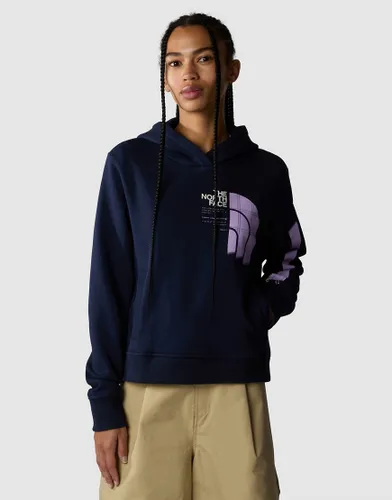 The North Face W graphic hoodie 3 in summit navy