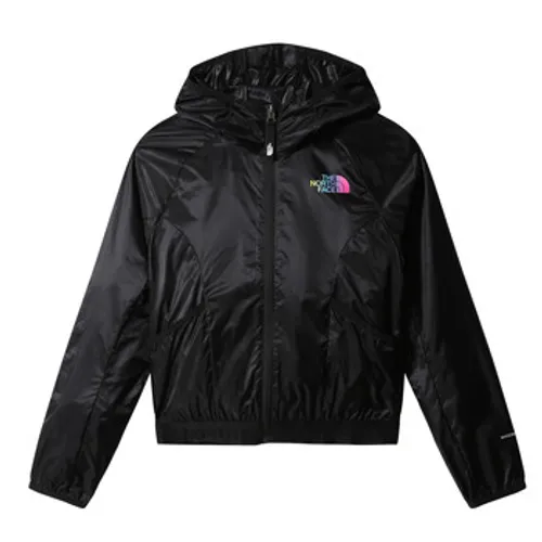 The North Face  WINDWALL HOODIE  girls's Children's jacket in Black