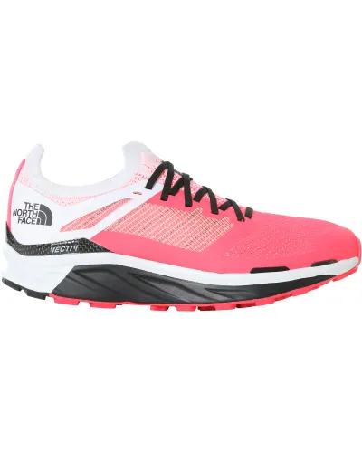The North Face Women's Flight Vectiv Trail Running Shoes - Brilliant Coral/TNF White