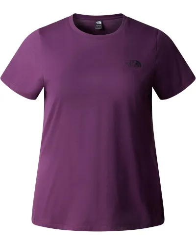 The North Face Women's Plus Simple Dome T Shirt - Black Currant Purple