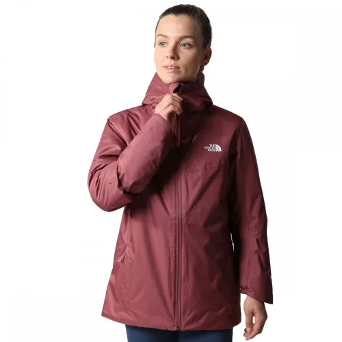 The North Face Womens Quest Insulated Waterproof Jacket: Wild Ginger: