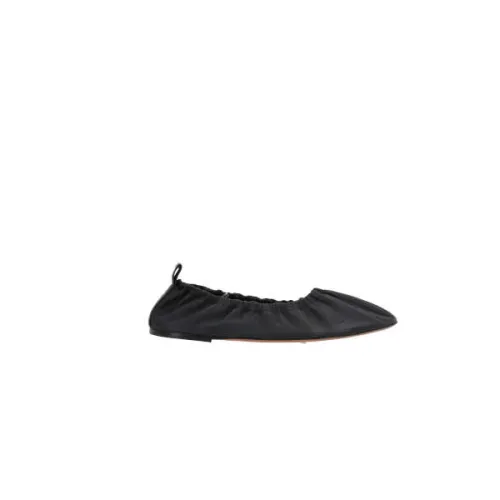 The Row , Black Flat Ballerina Shoes ,Black female, Sizes: