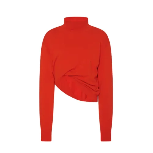 The Row , Callan long-sleeve cashmere Turtleneck ,Red female, Sizes: