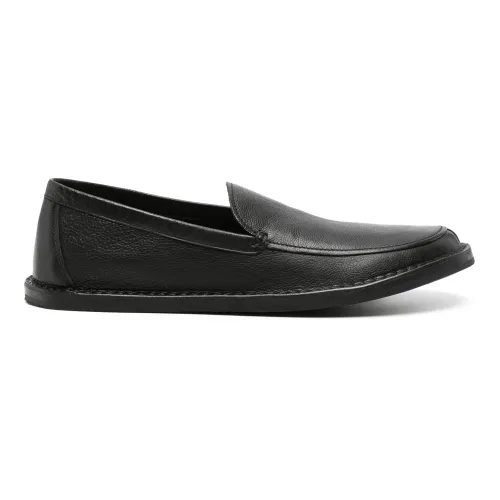 The Row , Cary V1 Leather Loafers ,Black male, Sizes: