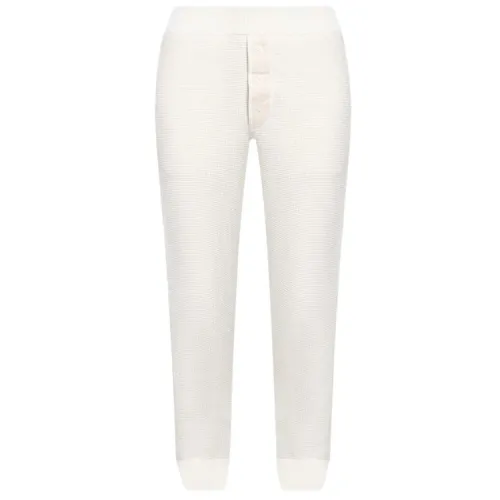 The Row , knitted high-waisted trousers