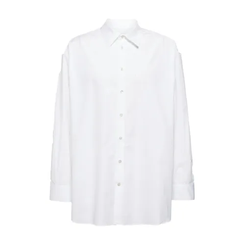 The Row , Relaxed White Cotton Shirt ,White female, Sizes: