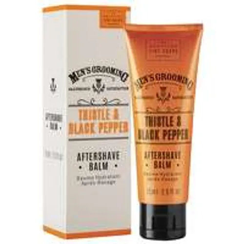 The Scottish Fine Soaps Company Men's Grooming Thistle and Black Pepper Aftershave Balm 75ml