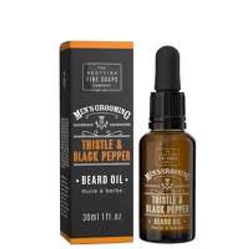 The Scottish Fine Soaps Company Men's Grooming Thistle and Black Pepper Beard Oil 30ml