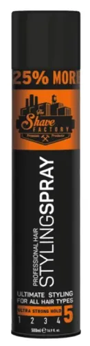 The Shave Factory Professional Styling Hairspray Ultra