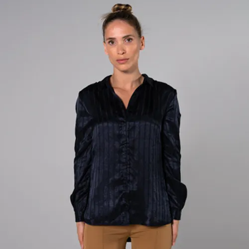 THEAD.  CHRISTY TOP  women's Blouse in Marine