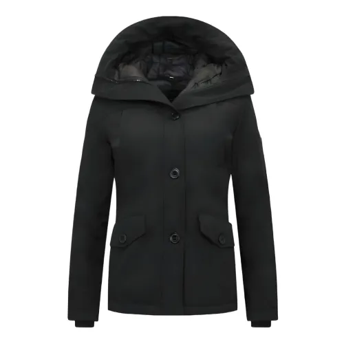 TheBrand , Waterproof Parka for Women with Hood Black ,Black female, Sizes: