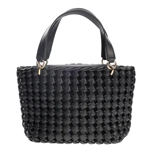 THEMOIRè , Black Handbag with Knots ,Black female, Sizes: ONE SIZE