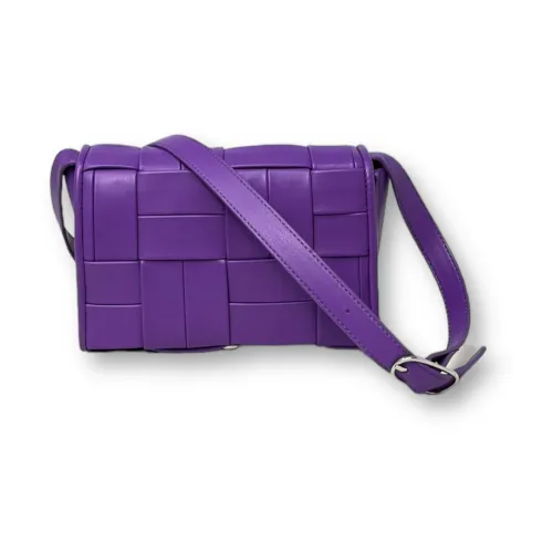 THEMOIRè , Flat Weaved Pocket Bag ,Purple female, Sizes: ONE SIZE