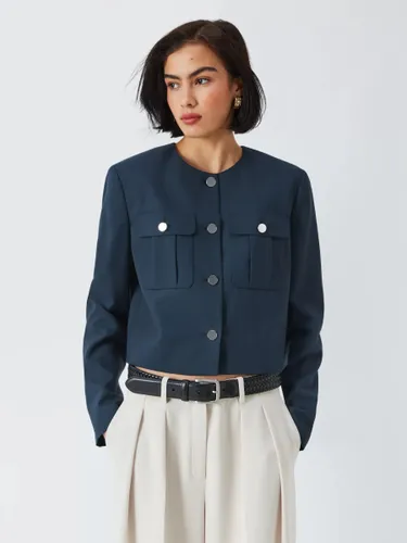 Theory Military Jacket, Nocturne Navy - Nocturne Navy - Female