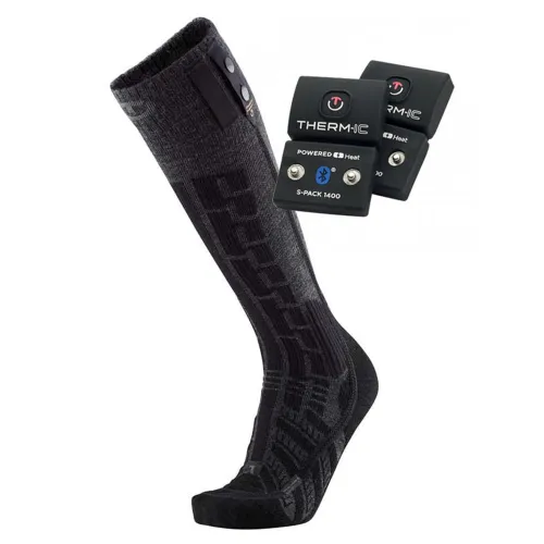 Therm-IC Comfort Sock S.E.T + S-Pack 1400B: Black/Grey: 39-41