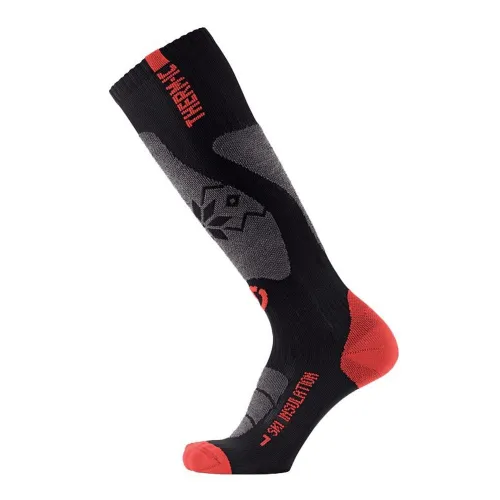 Therm-ic Ski Insulation Mens Socks: Black: 39-41