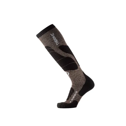 THERM-IC Ski Merino Reflector Ski Sock: Black: 37/38
