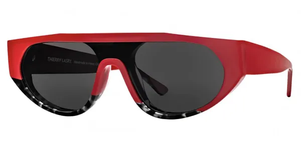 Thierry Lasry Kanibaly 425 Men's Sunglasses Red Size 57