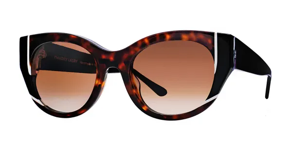 Thierry Lasry Notslutty 008 Women's Sunglasses Black Size 53