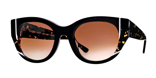 Thierry Lasry Notslutty 101 Women's Sunglasses Black Size 53